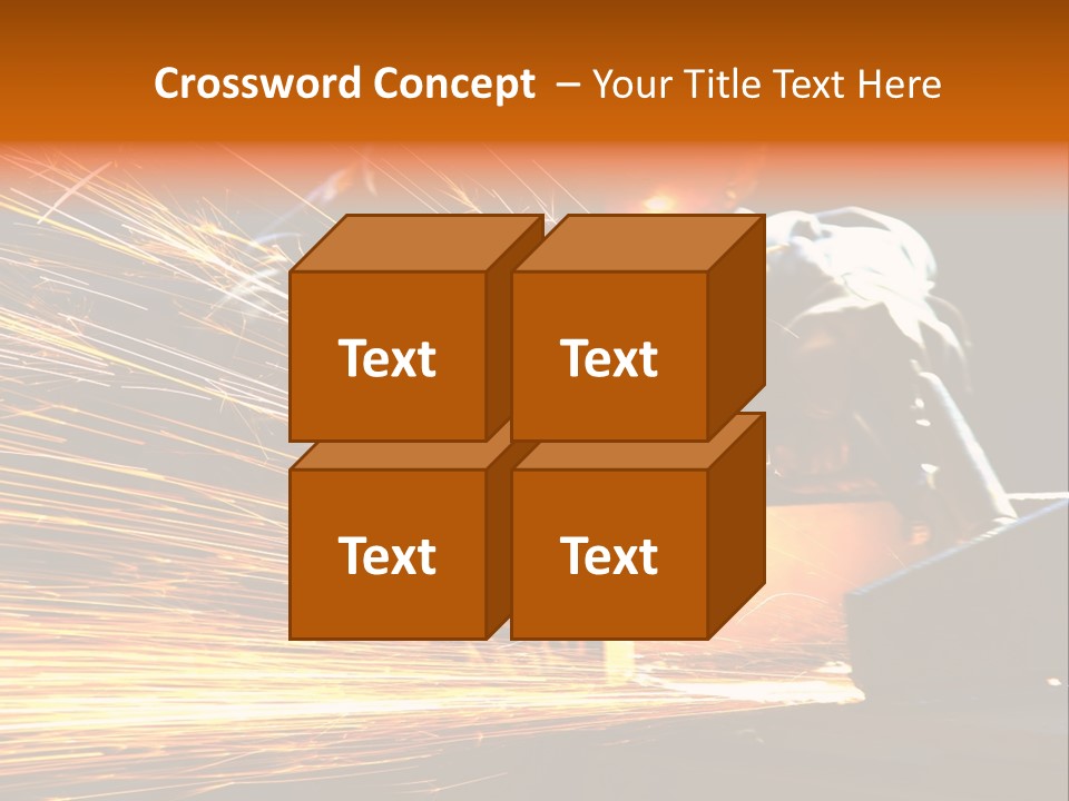 Arc Manufacture Fire PowerPoint Template