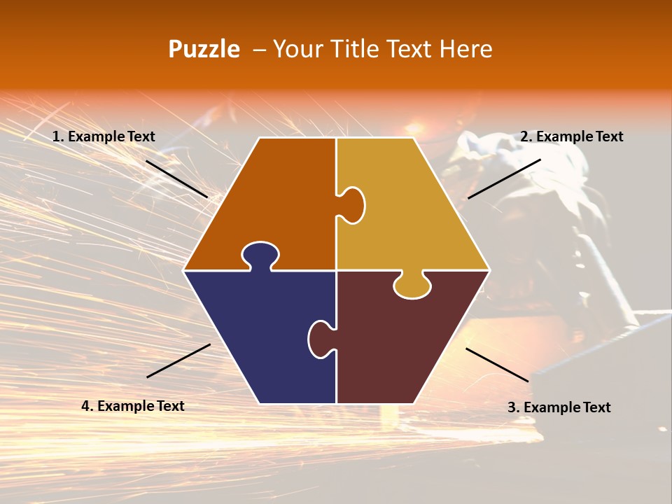 Arc Manufacture Fire PowerPoint Template