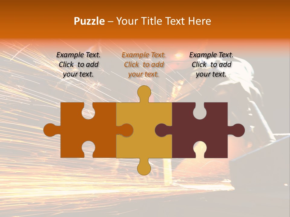 Arc Manufacture Fire PowerPoint Template