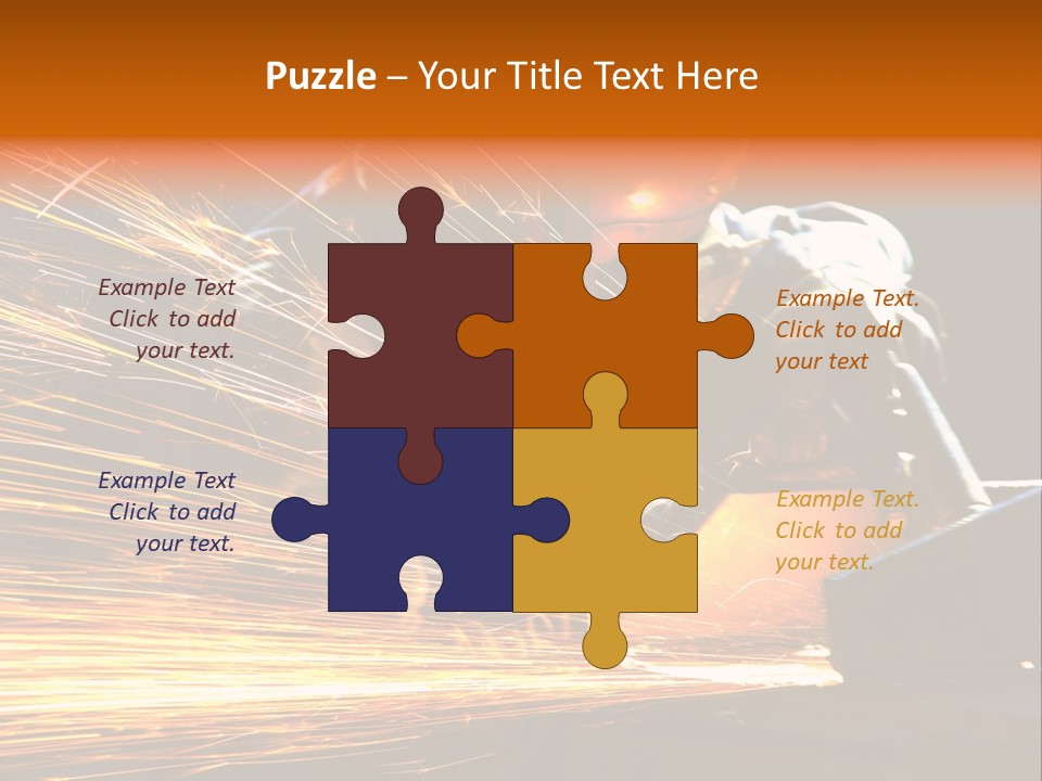 Arc Manufacture Fire PowerPoint Template