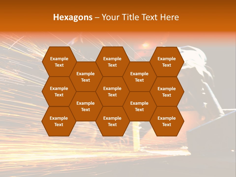 Arc Manufacture Fire PowerPoint Template