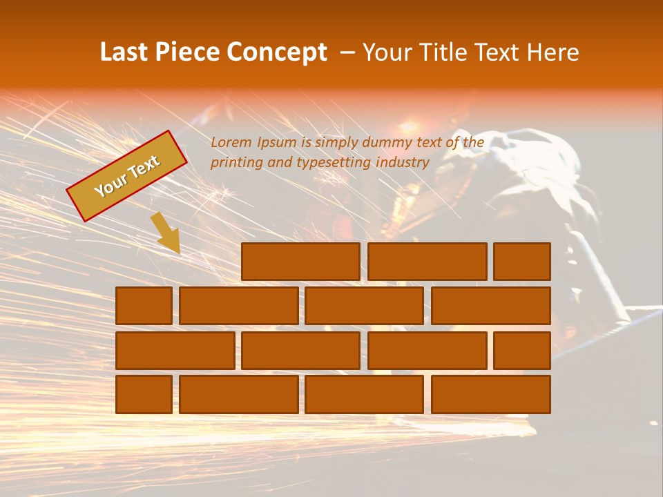 Arc Manufacture Fire PowerPoint Template