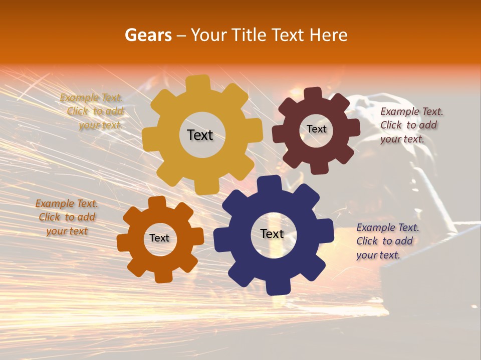Arc Manufacture Fire PowerPoint Template