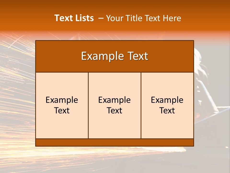 Arc Manufacture Fire PowerPoint Template