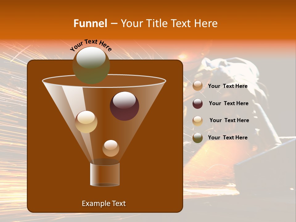Arc Manufacture Fire PowerPoint Template