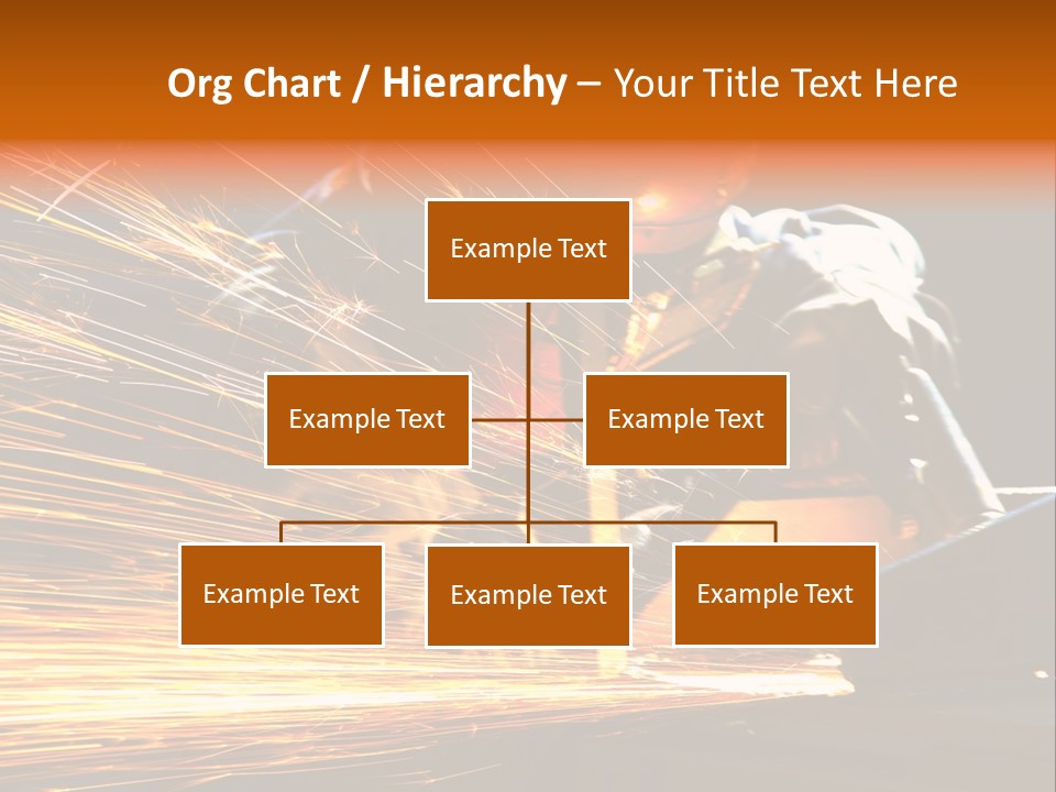 Arc Manufacture Fire PowerPoint Template