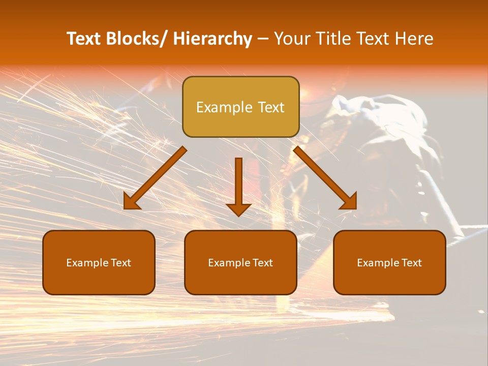 Arc Manufacture Fire PowerPoint Template