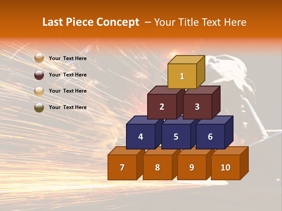 Arc Manufacture Fire PowerPoint Template