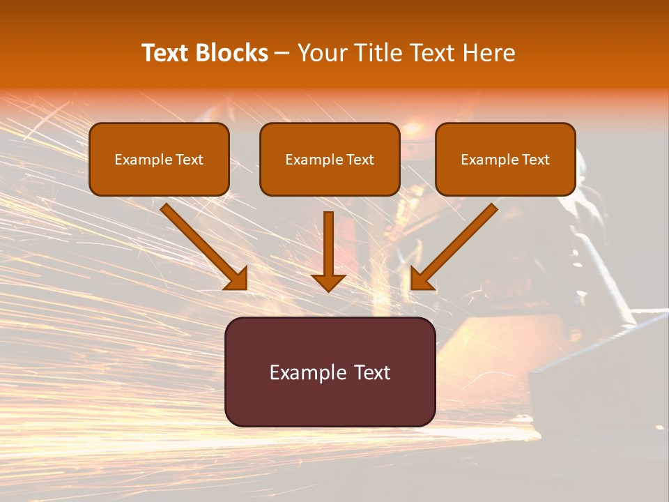 Arc Manufacture Fire PowerPoint Template