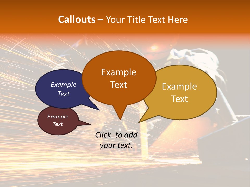 Arc Manufacture Fire PowerPoint Template