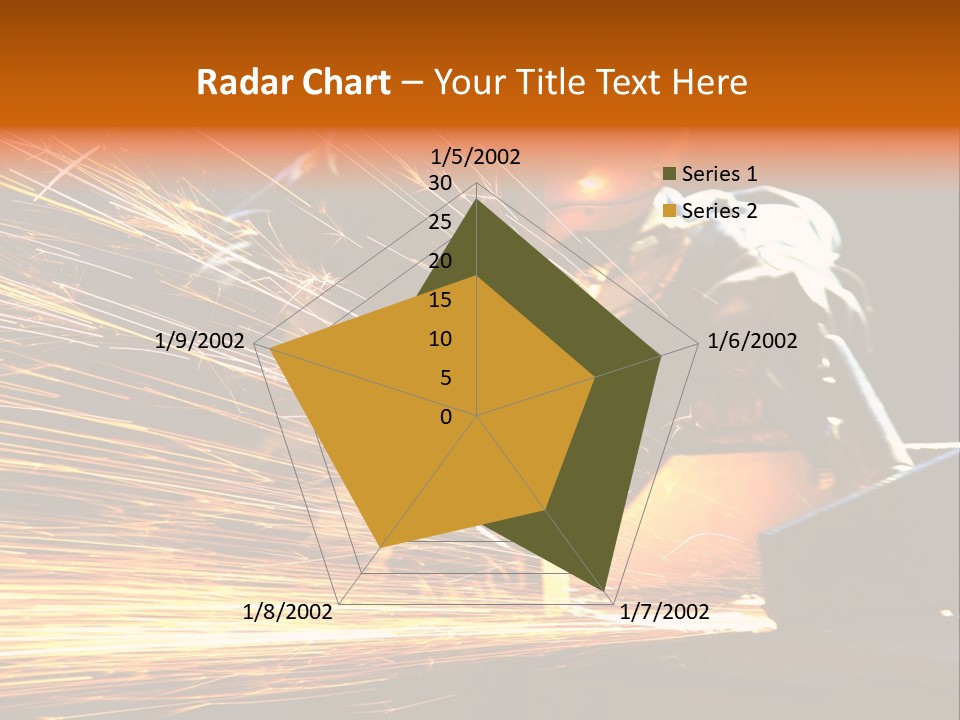 Arc Manufacture Fire PowerPoint Template