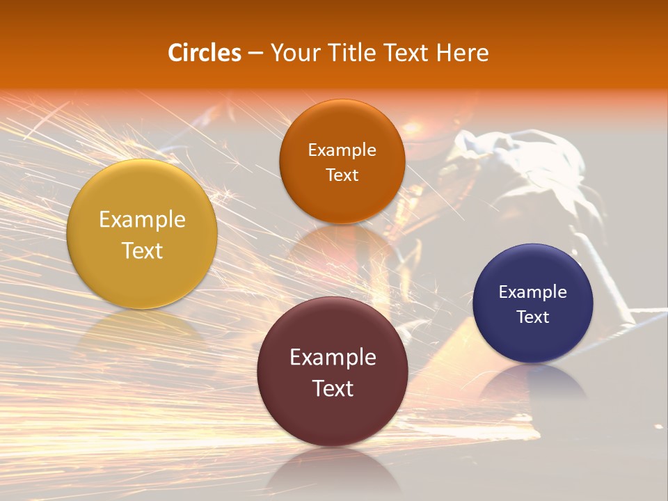 Arc Manufacture Fire PowerPoint Template