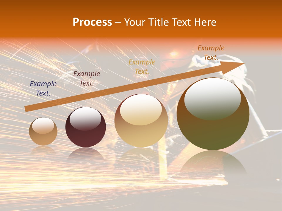 Arc Manufacture Fire PowerPoint Template