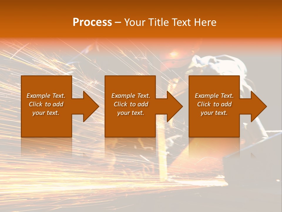 Arc Manufacture Fire PowerPoint Template
