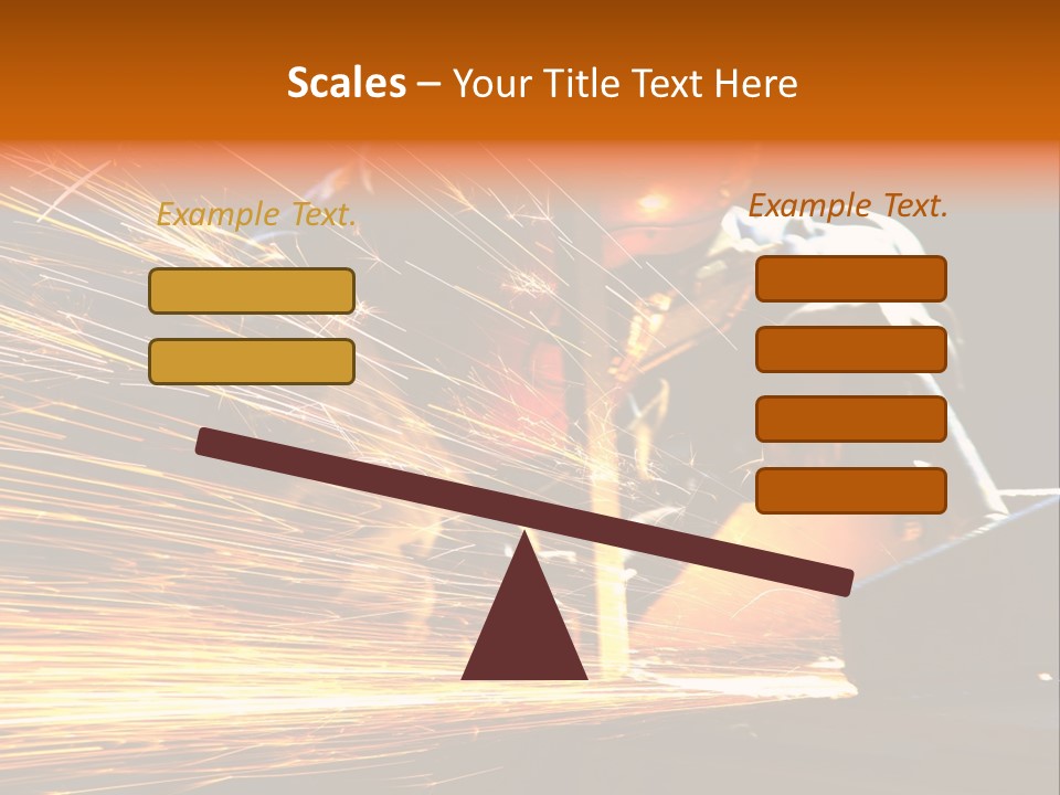 Arc Manufacture Fire PowerPoint Template