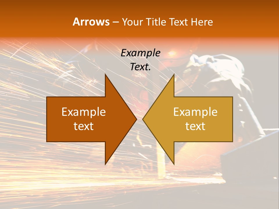 Arc Manufacture Fire PowerPoint Template