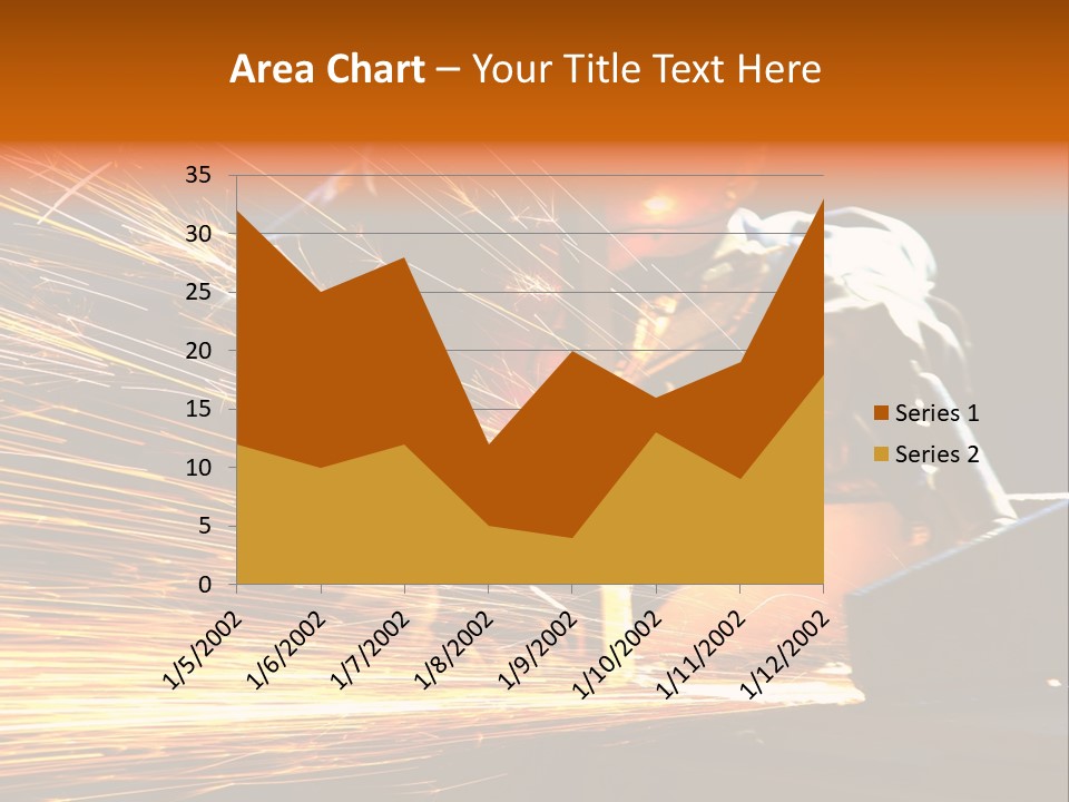 Arc Manufacture Fire PowerPoint Template