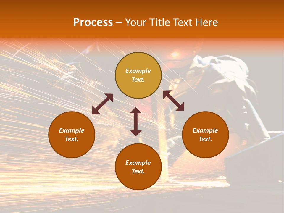 Arc Manufacture Fire PowerPoint Template