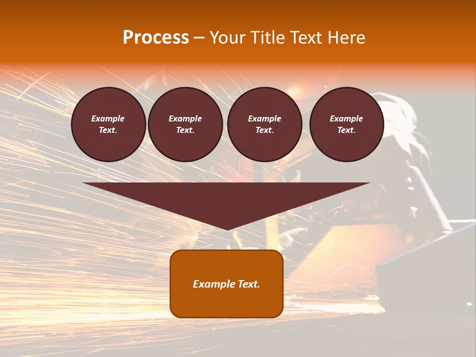 Arc Manufacture Fire PowerPoint Template