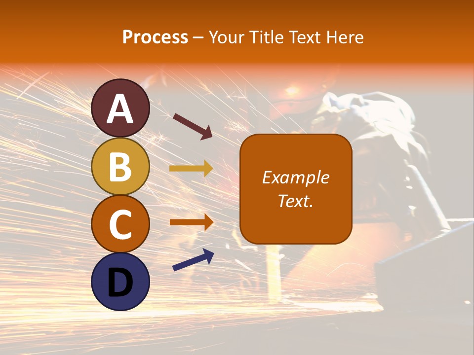 Arc Manufacture Fire PowerPoint Template
