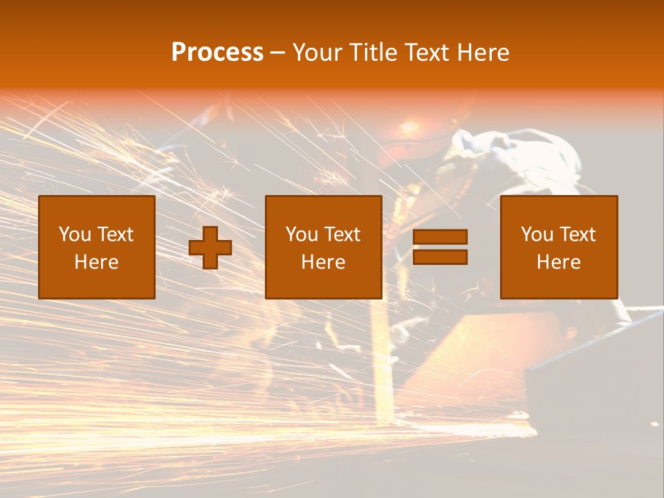 Arc Manufacture Fire PowerPoint Template