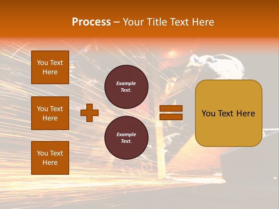 Arc Manufacture Fire PowerPoint Template