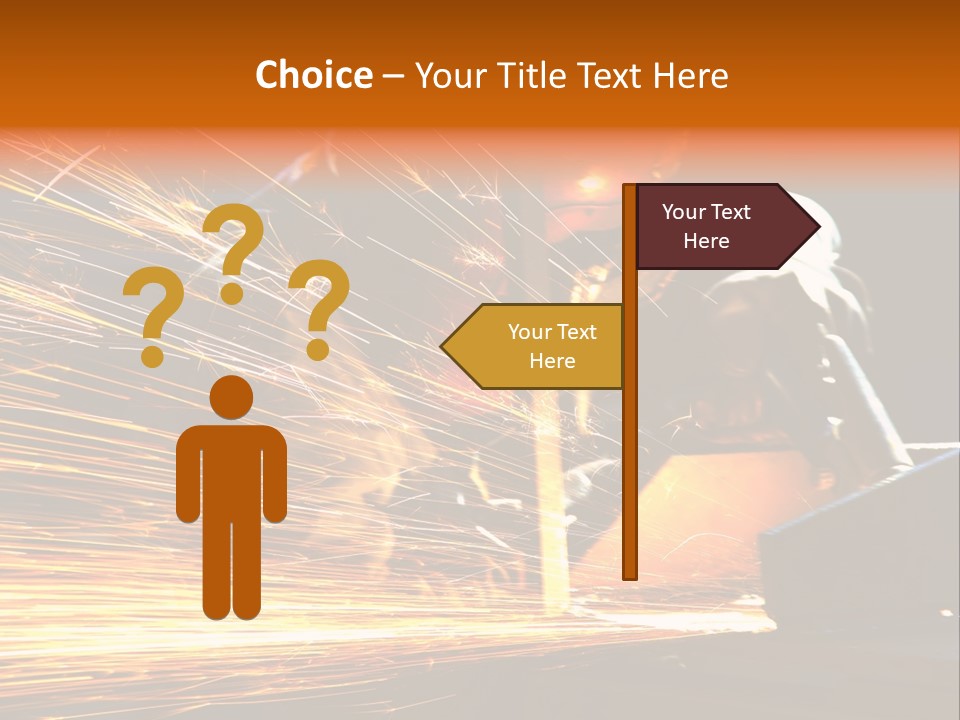 Arc Manufacture Fire PowerPoint Template