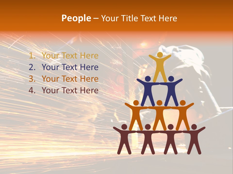 Arc Manufacture Fire PowerPoint Template