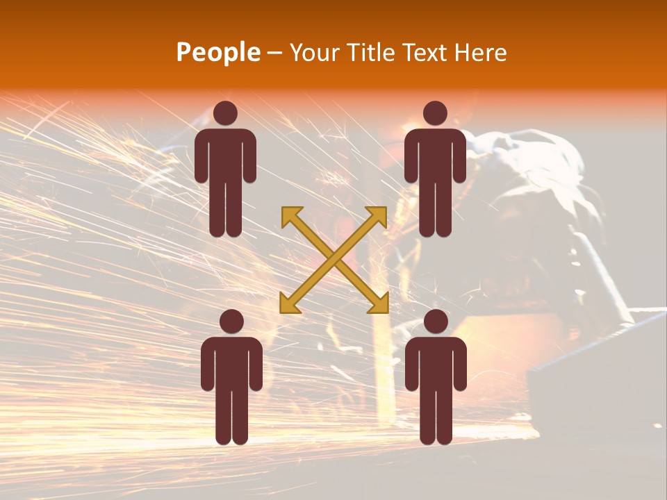 Arc Manufacture Fire PowerPoint Template