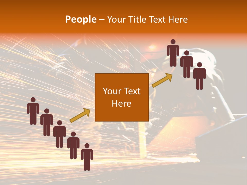 Arc Manufacture Fire PowerPoint Template