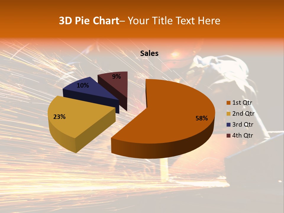 Arc Manufacture Fire PowerPoint Template