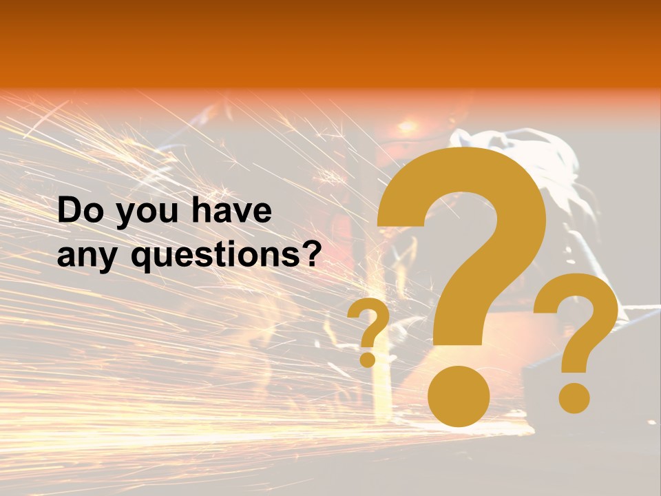 Arc Manufacture Fire PowerPoint Template