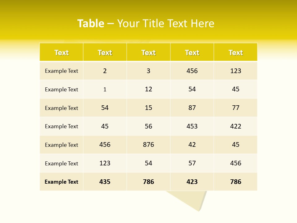 A Yellow Folder Chained To A Chain With A Padlock PowerPoint Template