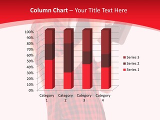 Red Remote Battery PowerPoint Template