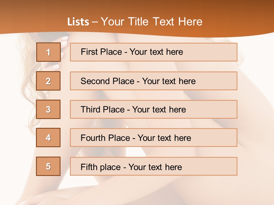 Legs Skin Harmony PowerPoint Template