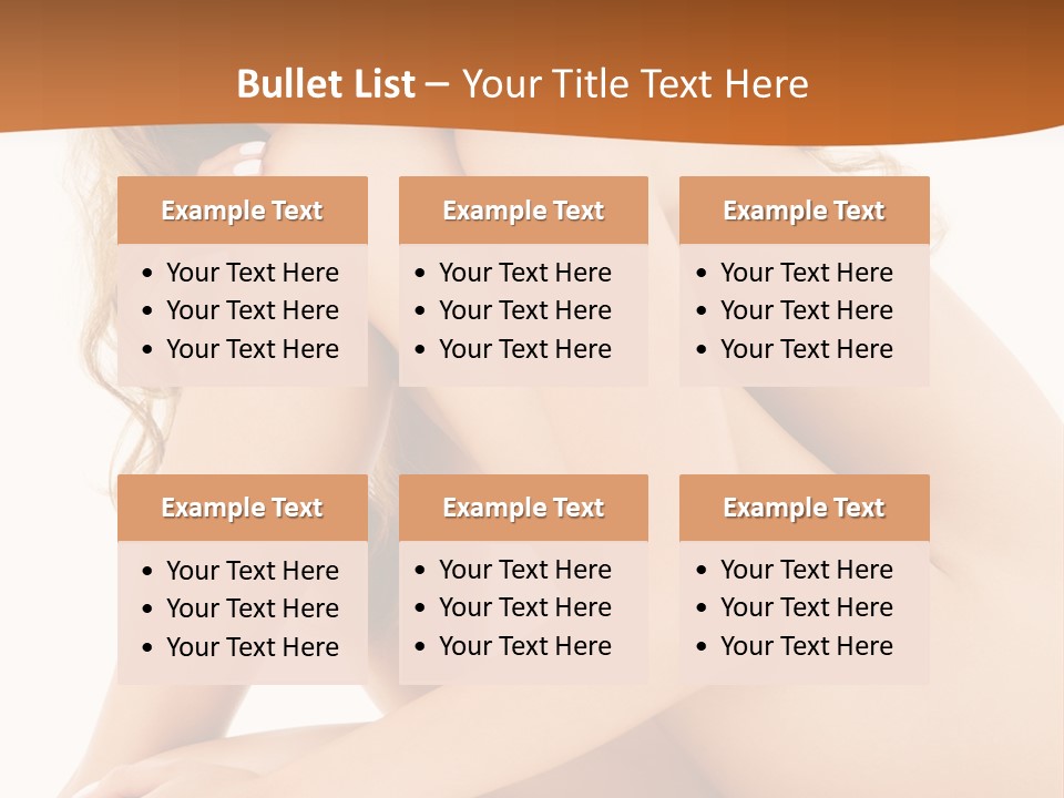 Legs Skin Harmony PowerPoint Template