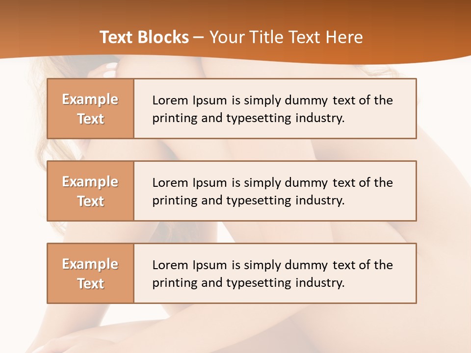 Legs Skin Harmony PowerPoint Template