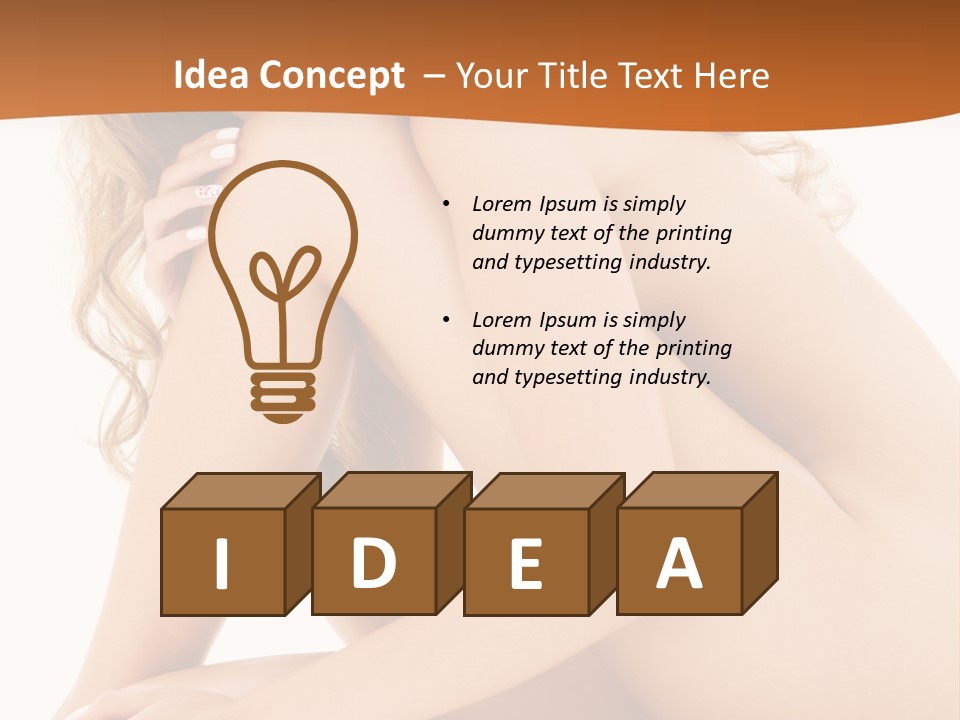 Legs Skin Harmony PowerPoint Template