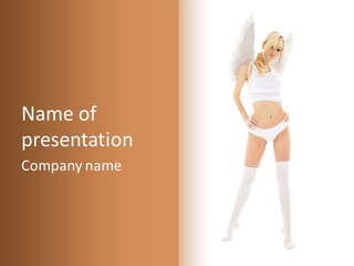 Girl Desire Beautiful PowerPoint Template