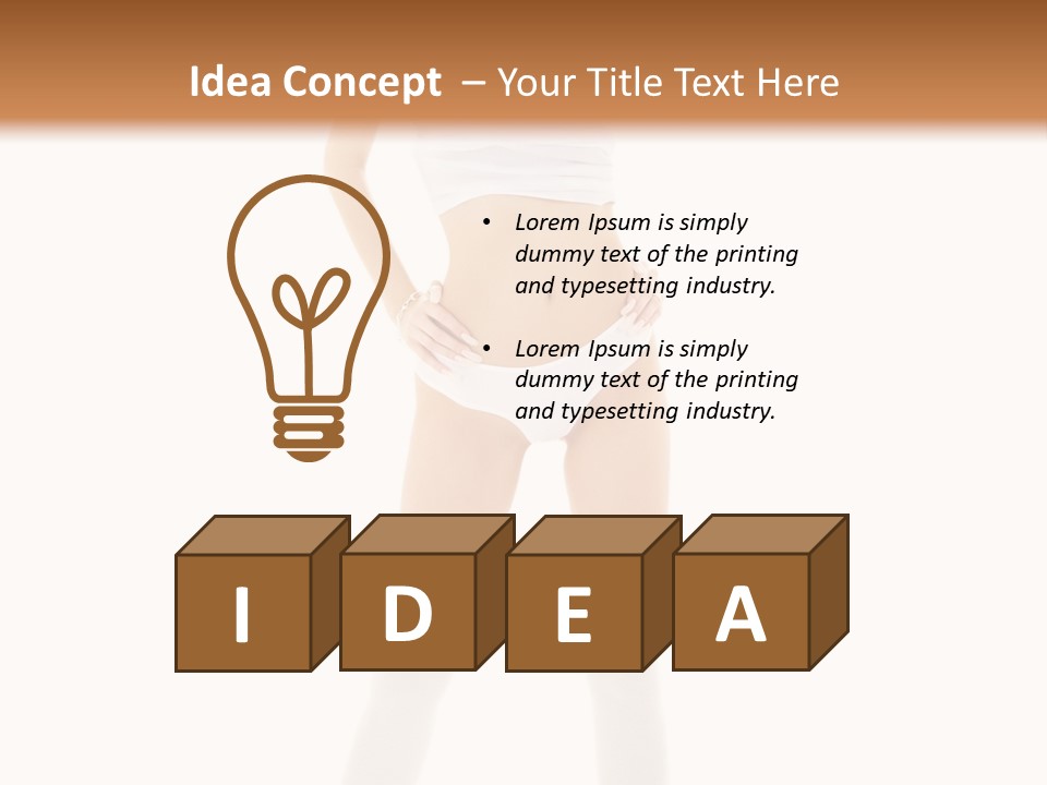 Girl Desire Beautiful PowerPoint Template