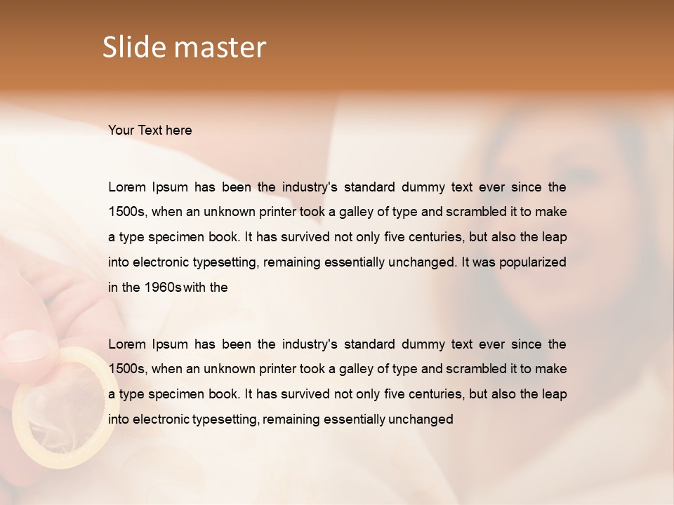 People Protection Contraception PowerPoint Template