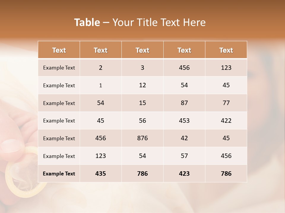 People Protection Contraception PowerPoint Template