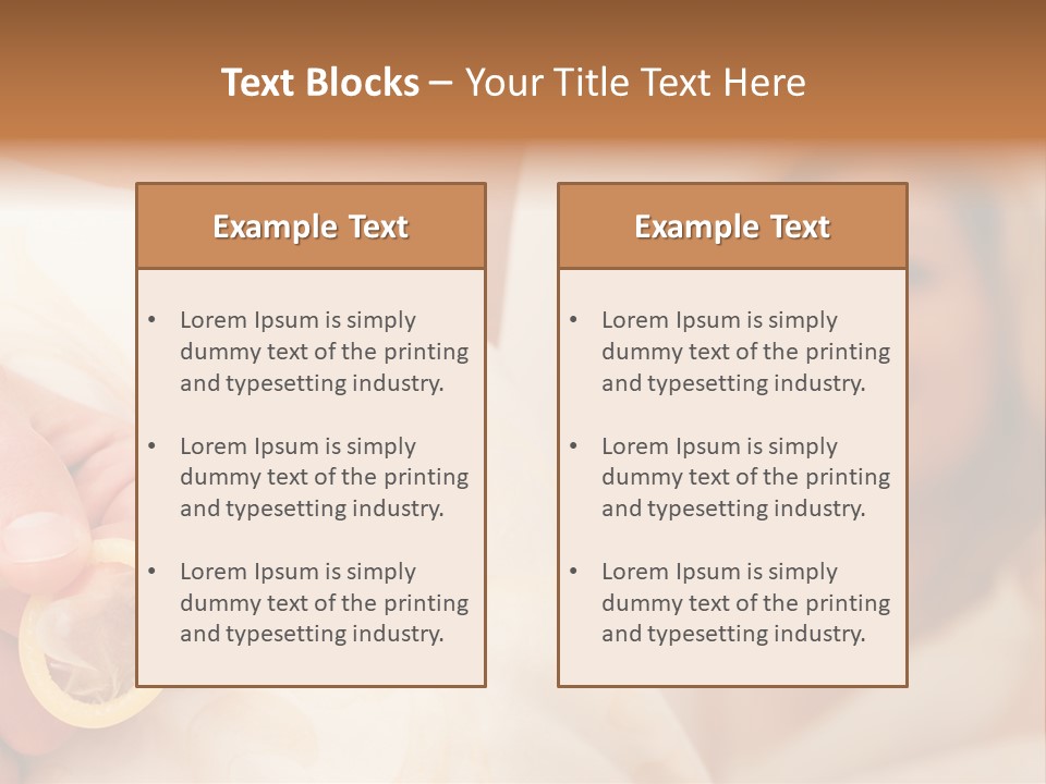 People Protection Contraception PowerPoint Template