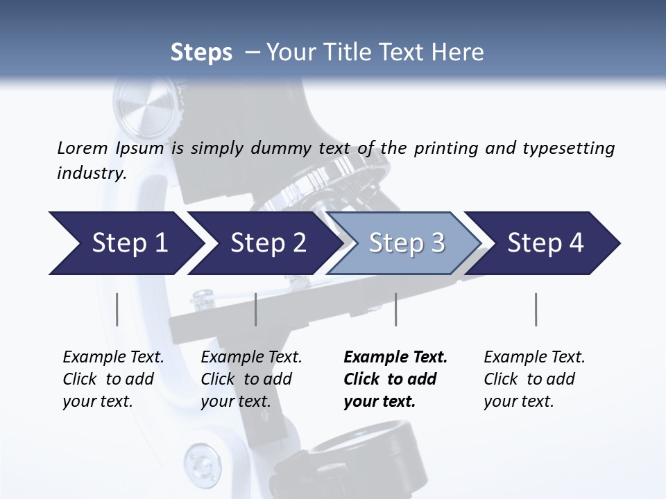 Analyzing Background White PowerPoint Template