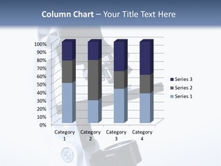 Analyzing Background White PowerPoint Template
