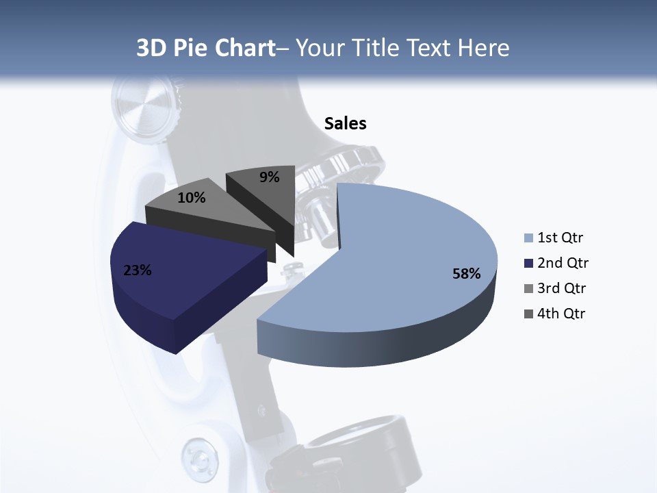 Analyzing Background White PowerPoint Template