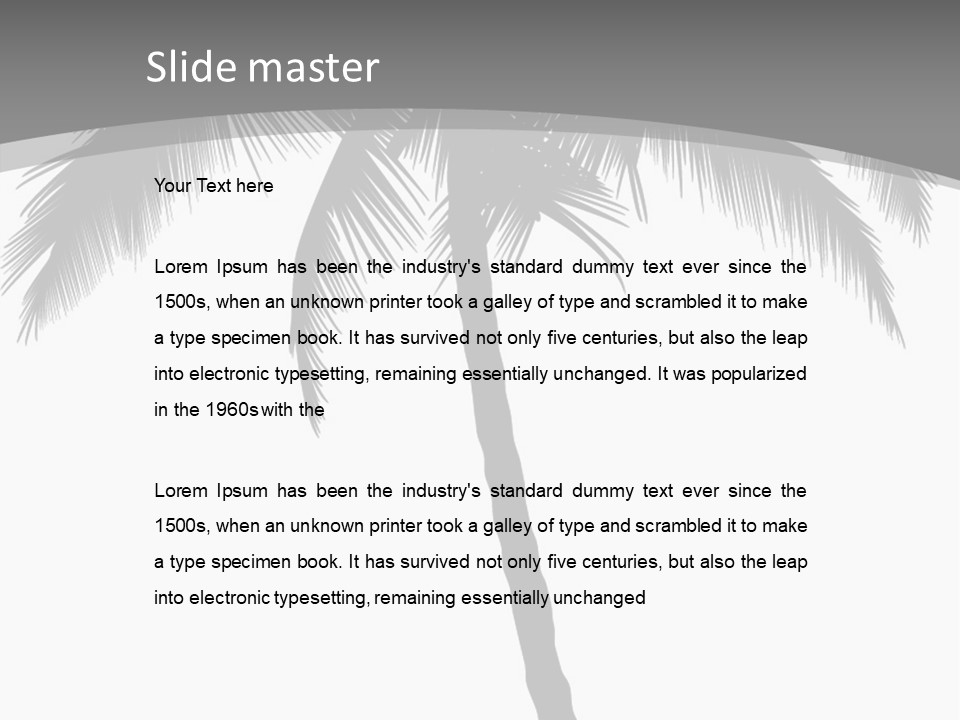 Grunge Floral Decorative PowerPoint Template