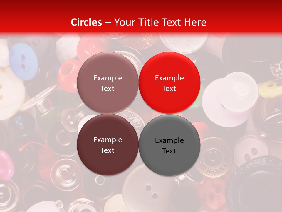 Fashion Image Circle PowerPoint Template