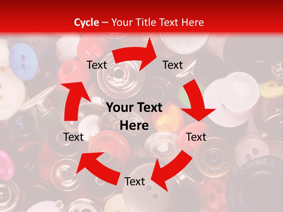 Fashion Image Circle PowerPoint Template