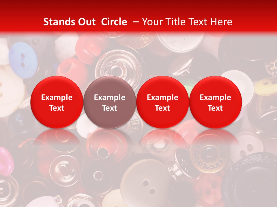 Fashion Image Circle PowerPoint Template